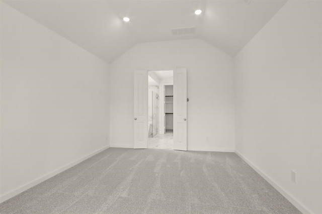 122 Canary Island Cir, Montgomery, TX 77316 - bonus room with light colored carpet, vaulted ceiling, and recessed lighting