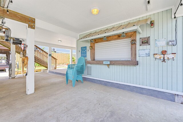 16605 Flounder Way, Jamaica Beach, TX 77554 - interior space featuring stairway
