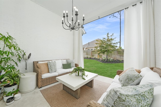 14924 Scarlet Branch Dr, Conroe, TX 77302 - interior space featuring outdoor lounge area and fence