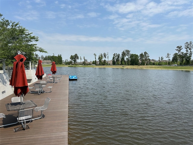 14924 Scarlet Branch Dr, Conroe, TX 77302 - dock area with a water view