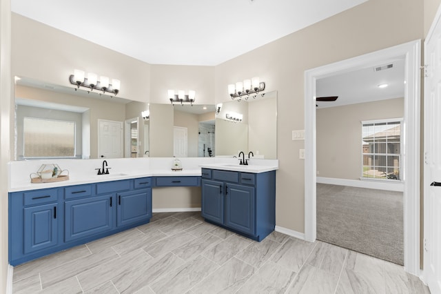 14911 Hurst Point Ln, Houston, TX 77049 - full bath featuring vanity and baseboards