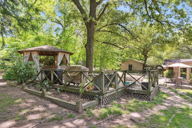 1492 Sleepy Hollow Ln, Canton, TX 75103 - view of yard featuring a gazebo