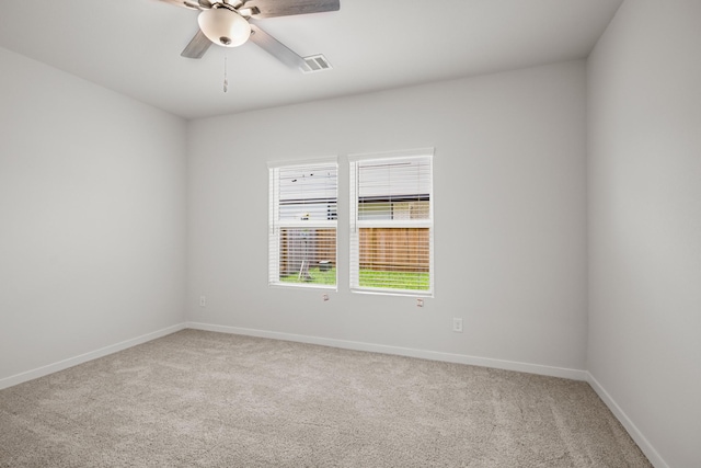 21429 Mary Myrtle St, Spring, TX 77379 - unfurnished room with light colored carpet and a ceiling fan
