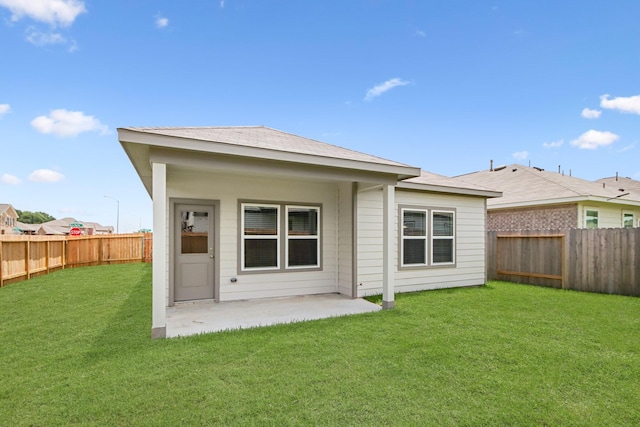 21429 Mary Myrtle St, Spring, TX 77379 - rear view of property with a fenced backyard and a patio