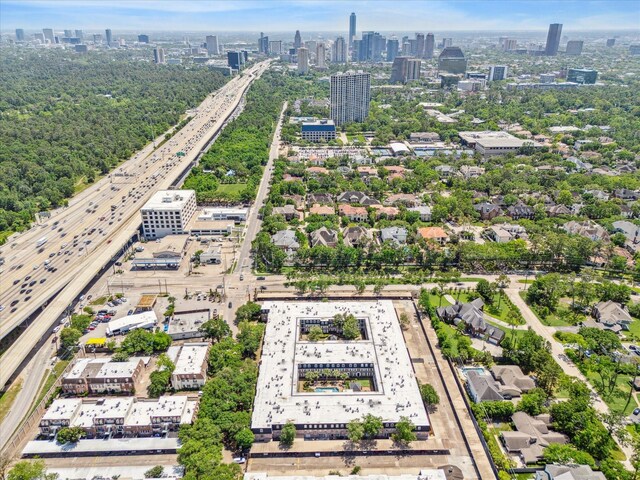 351 N Post Oak Ln Unit 617, Houston, TX 77024 - drone / aerial view with a city view