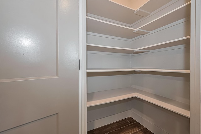 view of pantry