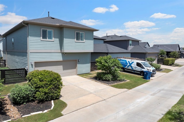 18611 Admiration Dr, Cypress, TX 77433 - view of front of property with fence, driveway, and a garage