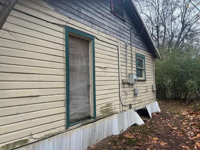 view of side of home
