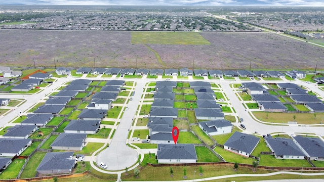 birds eye view of property featuring a residential view