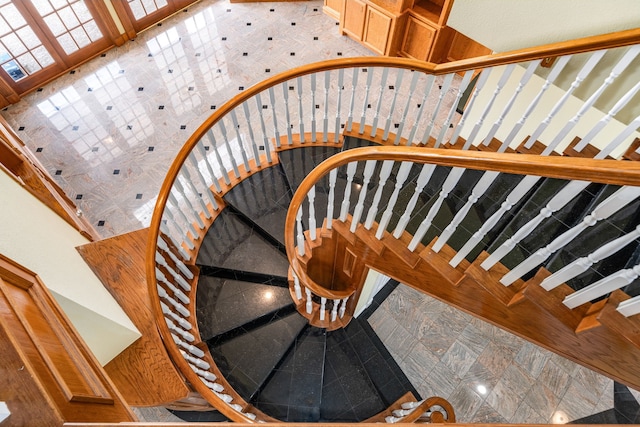 1002 Island Vw, League City, TX 77565 - staircase with a towering ceiling