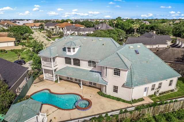 1002 Island Vw, League City, TX 77565 - birds eye view of property with a residential view