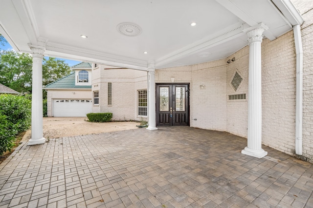 1002 Island Vw, League City, TX 77565 - view of patio featuring french doors