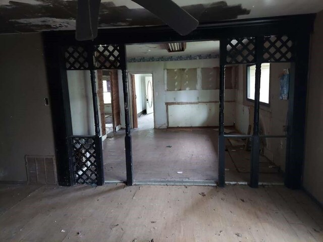 interior space featuring visible vents