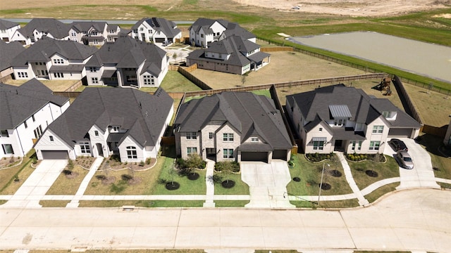 birds eye view of property featuring a residential view