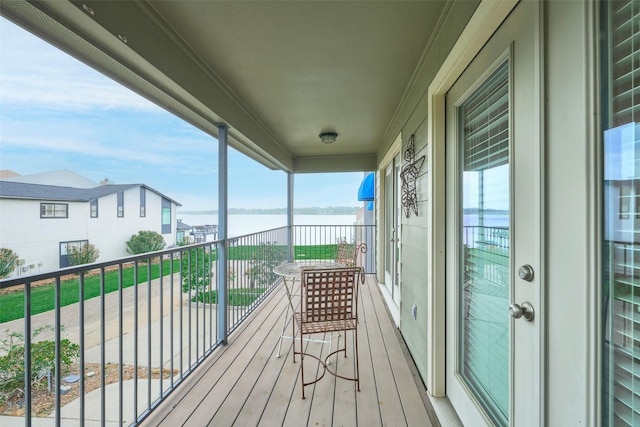 102 Capetown Slip, Conroe, TX 77356 - balcony with a water view