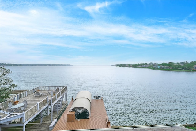 102 Capetown Slip, Conroe, TX 77356 - dock area featuring a water view