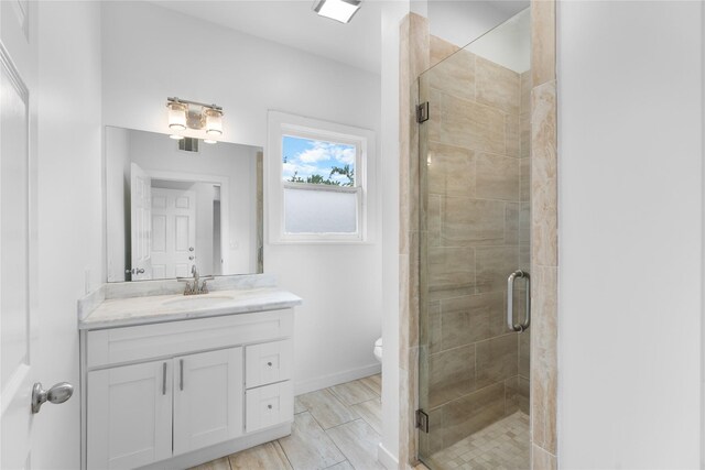 720 W Alabama St, Houston, TX 77006 - full bath featuring vanity and a stall shower