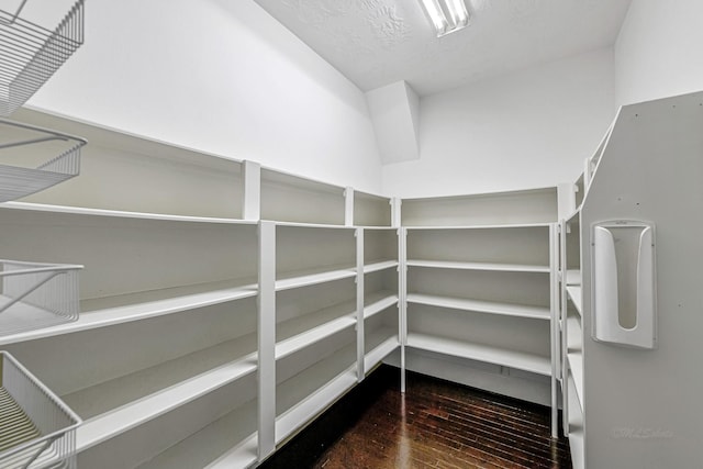 view of storage area