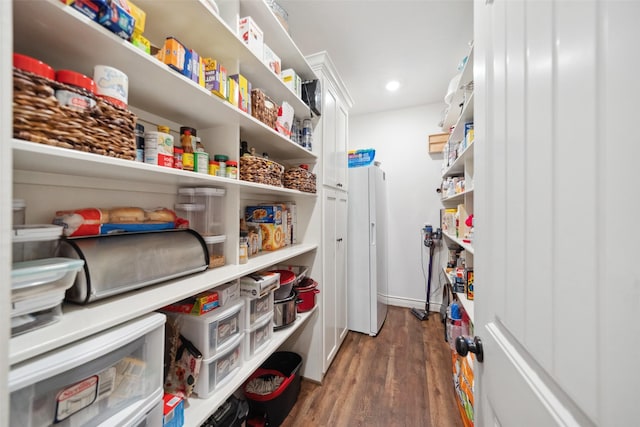 view of pantry