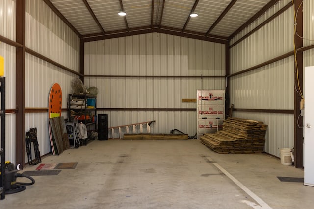 1867 Fm 2423, Grapeland, TX 75844 - garage with metal wall