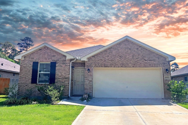 18871 Cedar Birch Ln, Magnolia, TX 77355 - single story home featuring an attached garage, concrete driveway, and brick siding