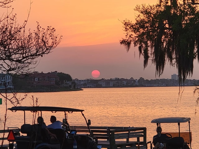 1207 N Shore Dr, Clear Lake Shores, TX 77565 - dock area with a water view