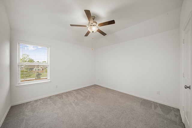 1706 Country Air Ln, Missouri City, TX 77459 - carpeted empty room with baseboards and a ceiling fan
