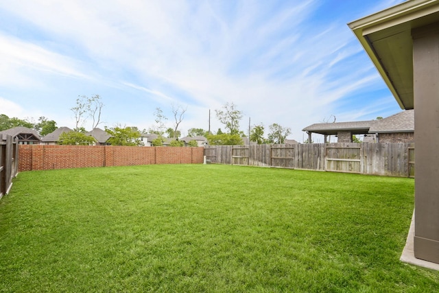 1706 Country Air Ln, Missouri City, TX 77459 - view of yard with a fenced backyard