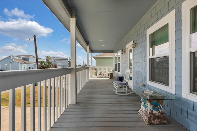 126 Driftwood, Freeport, TX 77541 - deck featuring a residential view