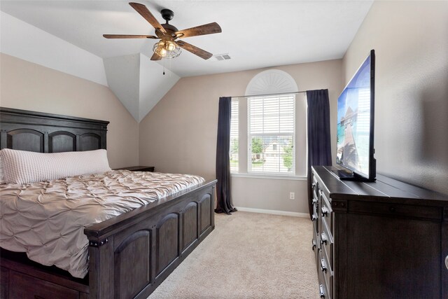 7410 Norwood Point Ct, Richmond, TX 77407 - bedroom featuring light carpet, baseboards, and ceiling fan