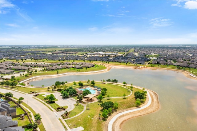 7410 Norwood Point Ct, Richmond, TX 77407 - aerial overview of property's location with nearby suburban area and a nearby body of water
