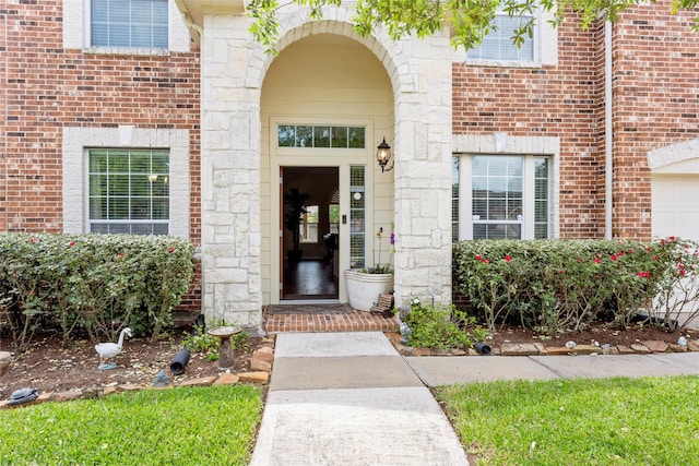 7410 Norwood Point Ct, Richmond, TX 77407 - view of exterior entry with brick siding and stone siding