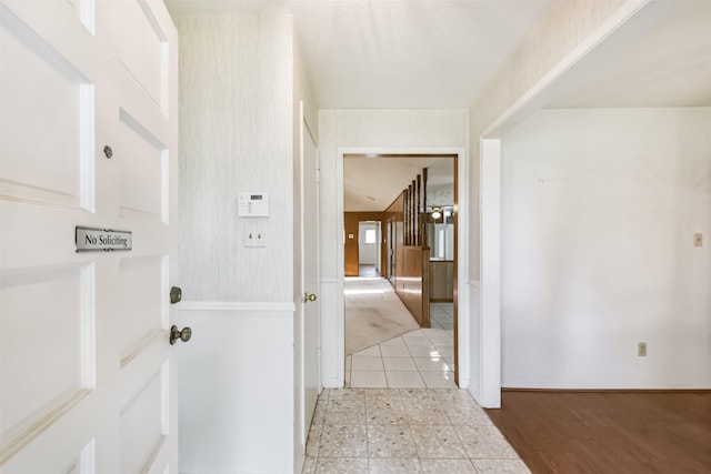 17707 Smooth Rock Falls Dr, Spring, TX 77379 - foyer with baseboards and light tile patterned flooring