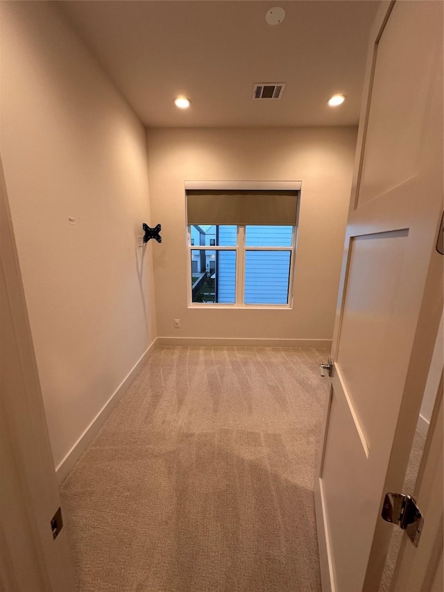 2409 Webster St, Houston, TX 77003 - corridor with carpet and recessed lighting