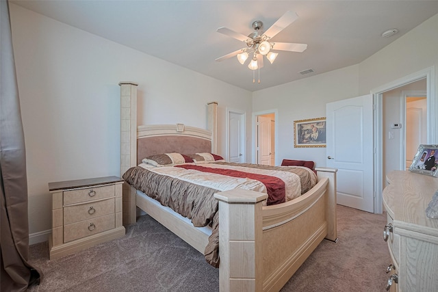 20322 Fossil Valley Ln, Cypress, TX 77433 - carpeted bedroom featuring ceiling fan