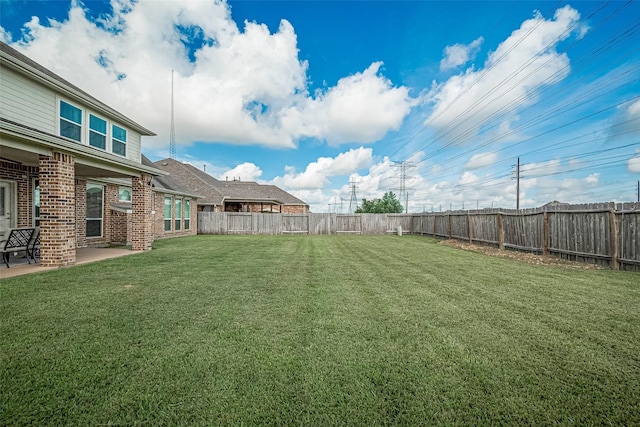 20322 Fossil Valley Ln, Cypress, TX 77433 - fenced backyard with a patio