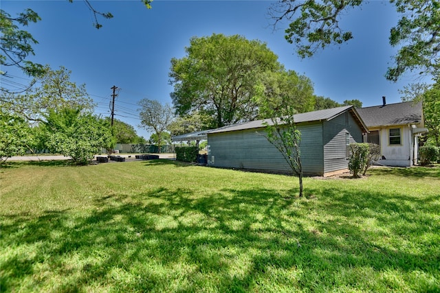 view of yard
