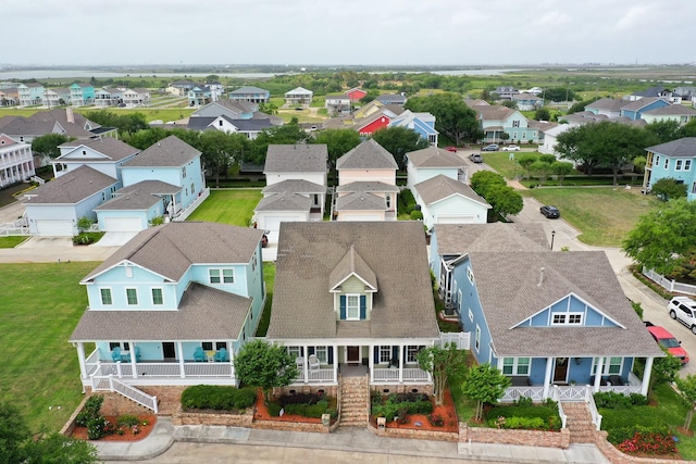 6 Compass Cir, Galveston, TX 77554 - aerial view with a residential view