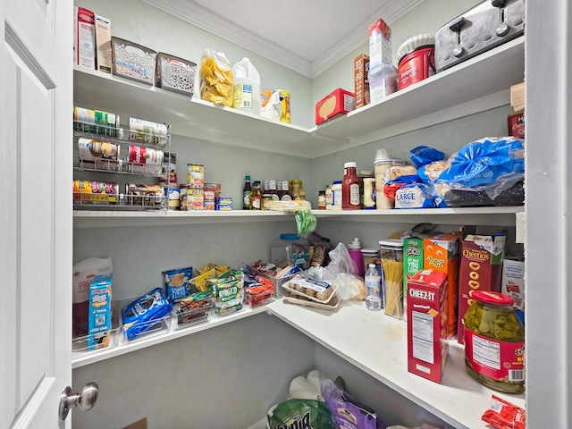view of pantry