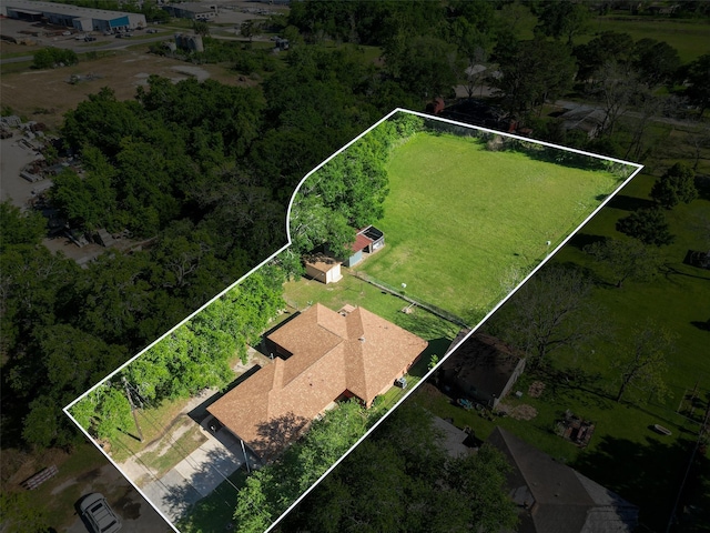 drone / aerial view