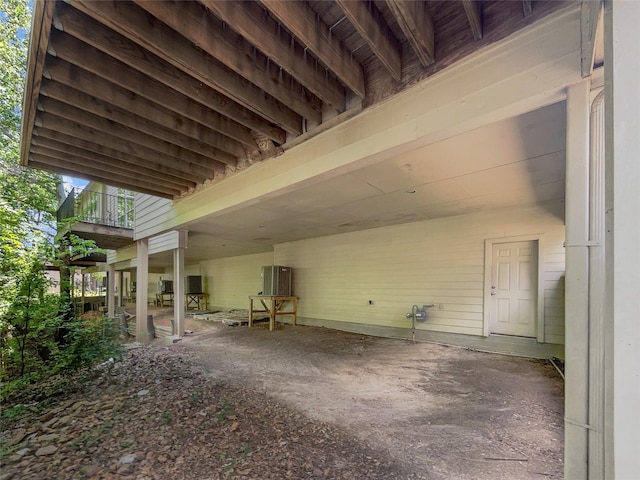 12620 Briar Patch Rd, Houston, TX 77077 - view of patio featuring an attached carport