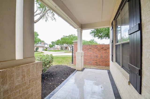 3911 Fallsbrook Ct, Sugar Land, TX 77479 - view of patio with covered porch