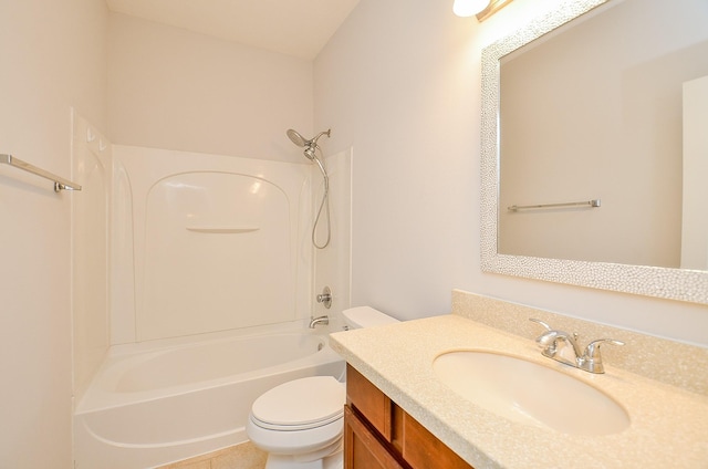 3911 Fallsbrook Ct, Sugar Land, TX 77479 - full bath with vanity, tub / shower combination, and toilet