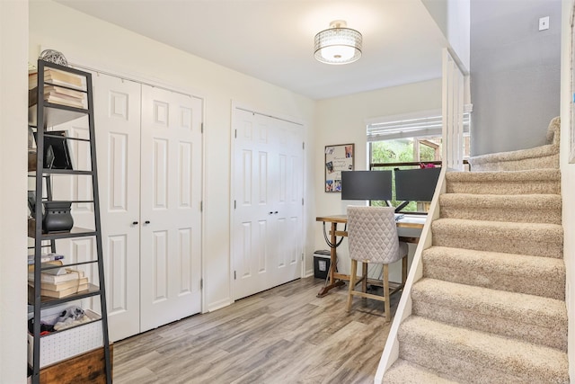 224 Clear Lake Rd, Clear Lake Shores, TX 77565 - office featuring wood finished floors and baseboards