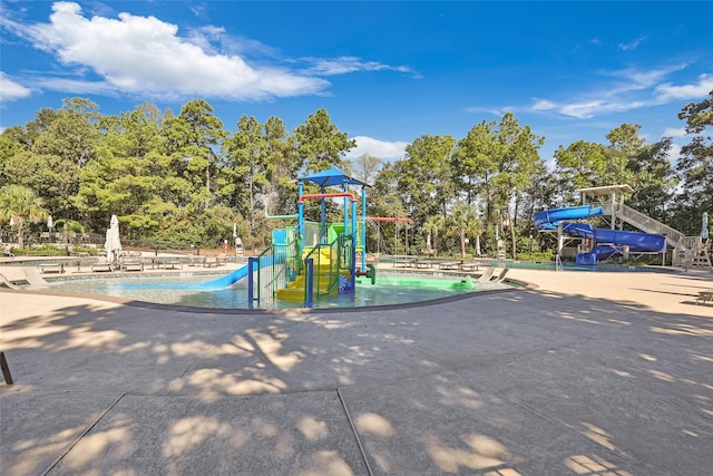 22086 Sun Haven Ln, Porter, TX 77365 - community jungle gym featuring a water play area