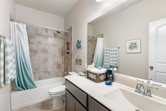 22086 Sun Haven Ln, Porter, TX 77365 - bathroom with shower / tub combo, vanity, and toilet