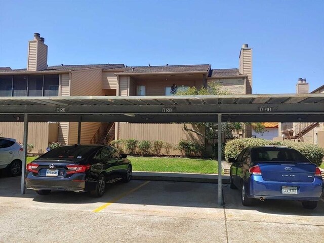 10555 Turtlewood Ct Unit 607, Houston, TX 77072 - view of covered parking lot