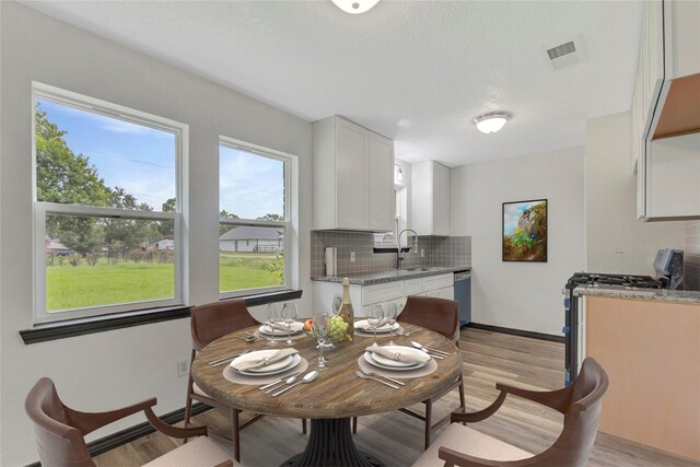 1419 Avenue Ave E, Danbury, TX 77534 - dining space featuring light wood-style floors