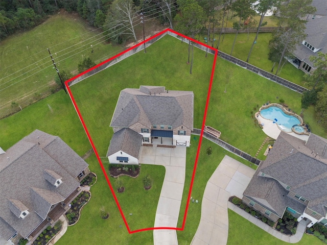 40805 Iver Ln, Magnolia, TX 77354 - aerial view