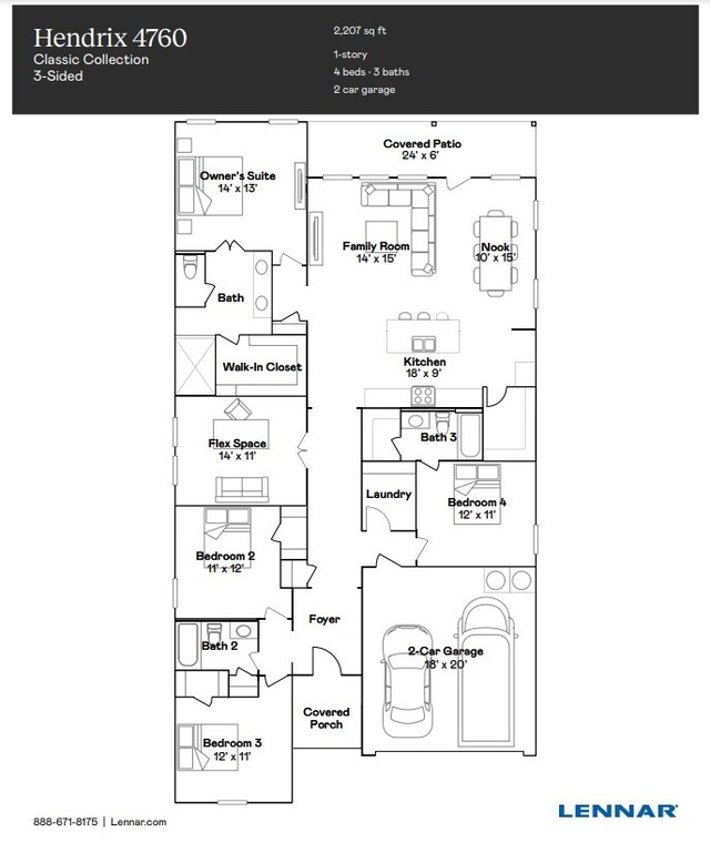 406 Robin St, Angleton, TX 77515 - home floor plan